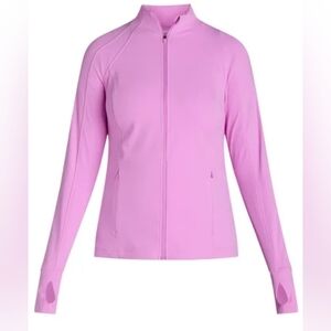 Jacket in "Fleur"  Size Medium 8-10 Purplish Active Running Nylon Spandex New